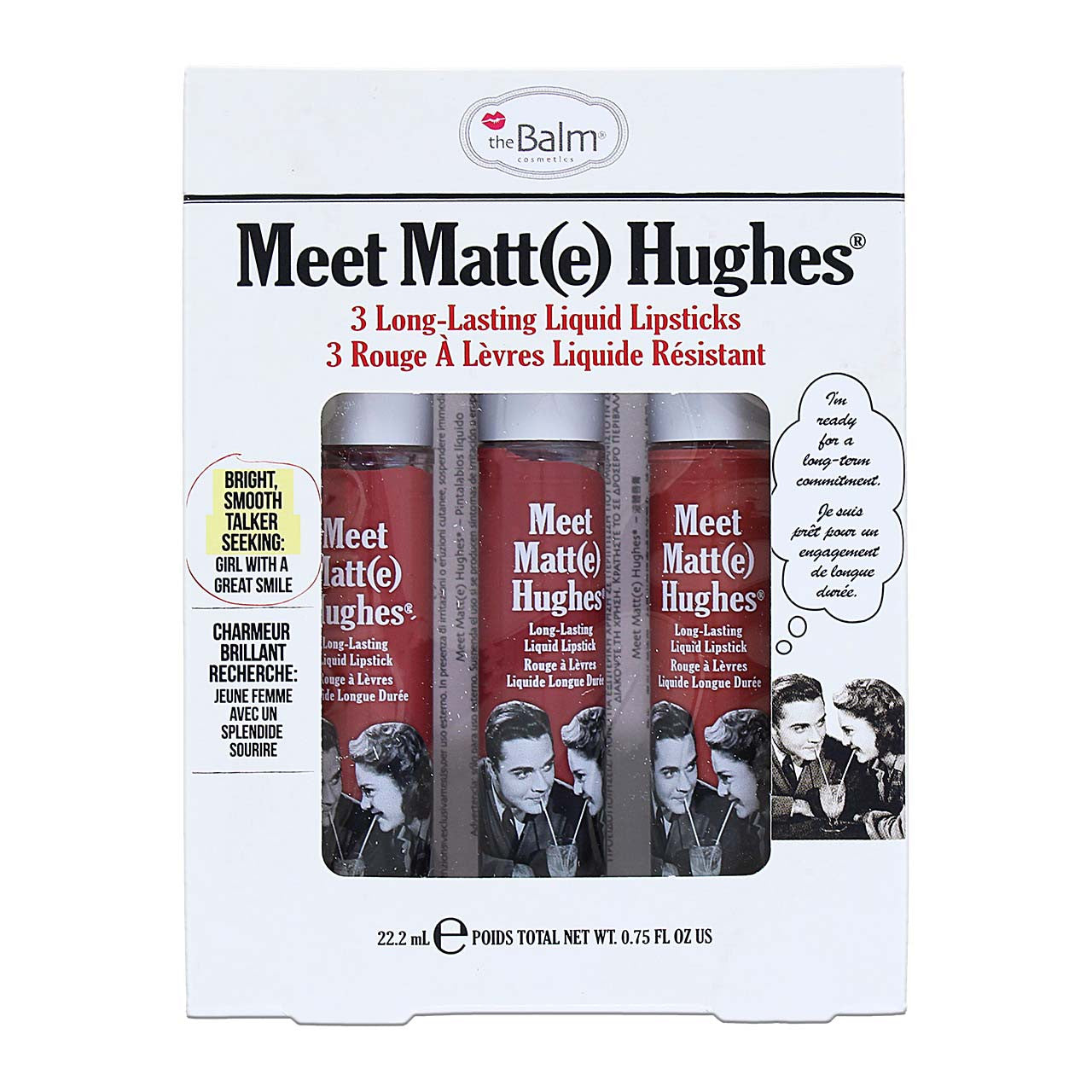 theBalm Meet Matt(e) Hughes 3-pc Lip Kit