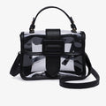 Jen & Co Toni Clear Flapover Crossbody Bag