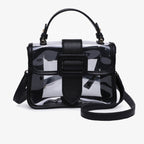 Jen & Co Toni Clear Flapover Crossbody Bag