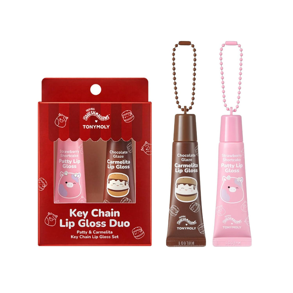 Tonymoly x Squishmallows: Key Chain Lip Gloss Duo