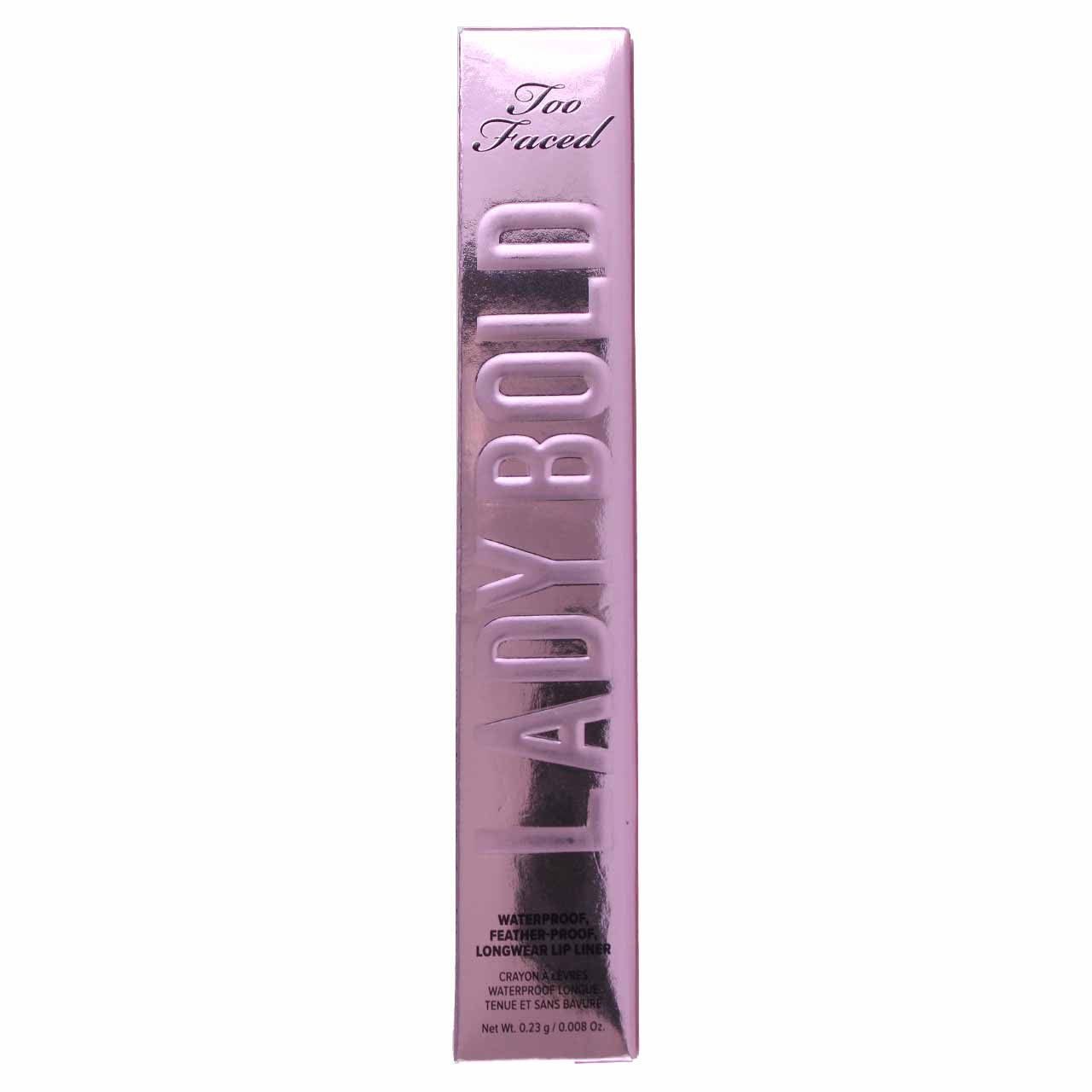 Too Faced Lady Bold Waterproof Longwear Lip Liner box