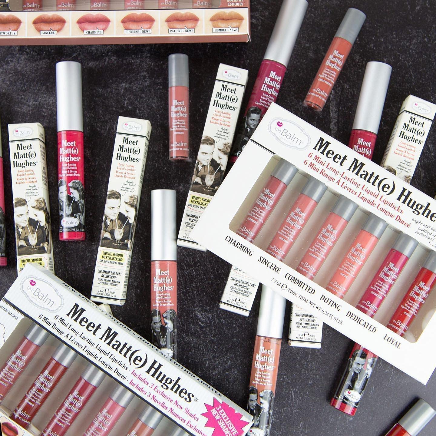 theBalm Meet Matt(e) Hughes 6 Mini Liquid Lipsticks - Kit 1