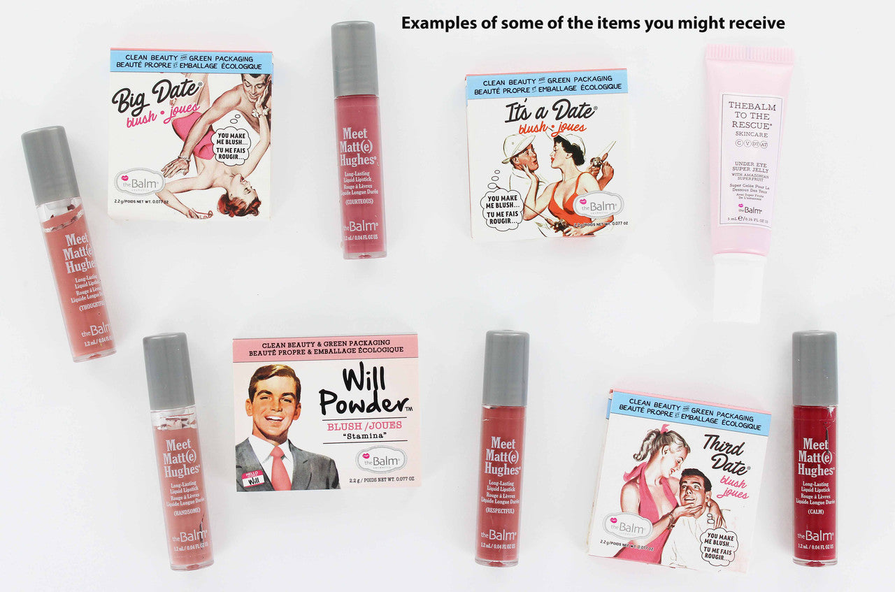 theBalm Mystery Mini Box Set examples