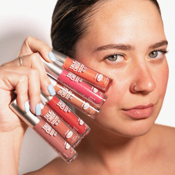 theBalm Talk is Cheek Cream Blush style shot  3