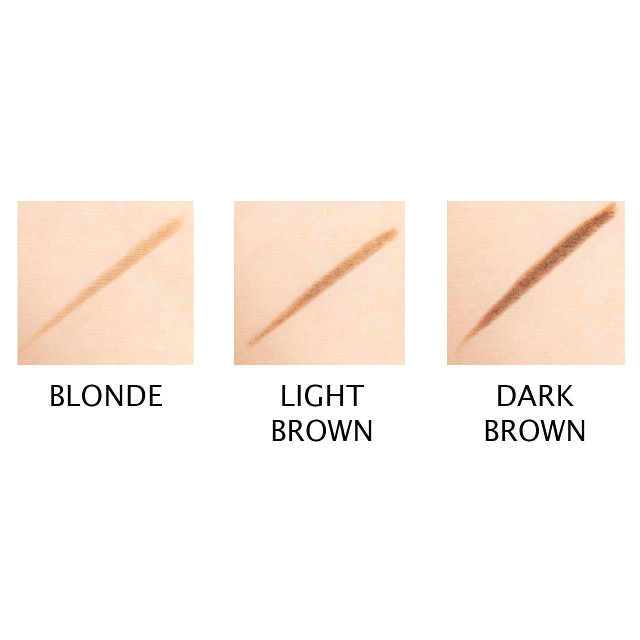 theBalm Furrowcious! Eyebrow Pencil swatches