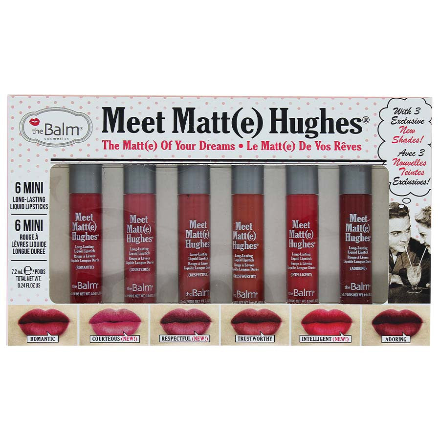 theBalm Meet Matt(e) Hughes 6 Mini Liquid Lipsticks - Vol. 12